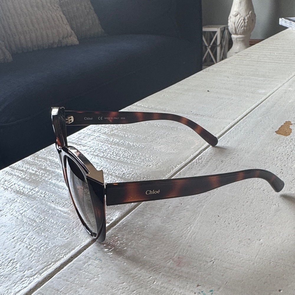 Chloe Tortoise Shell Sunglasses